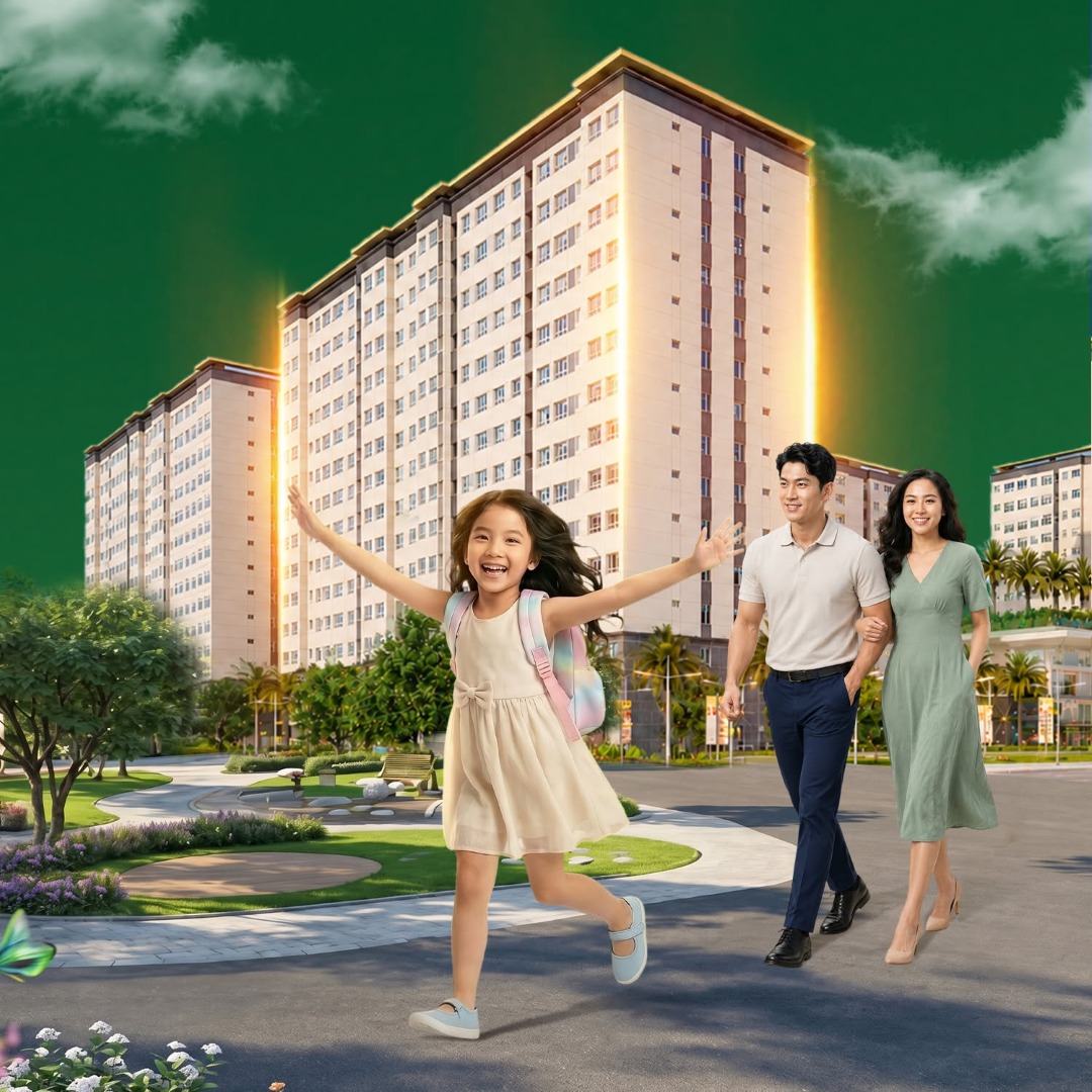 Cuộc sống hạnh phúc của gia đình cư dân tại Solena Green Town