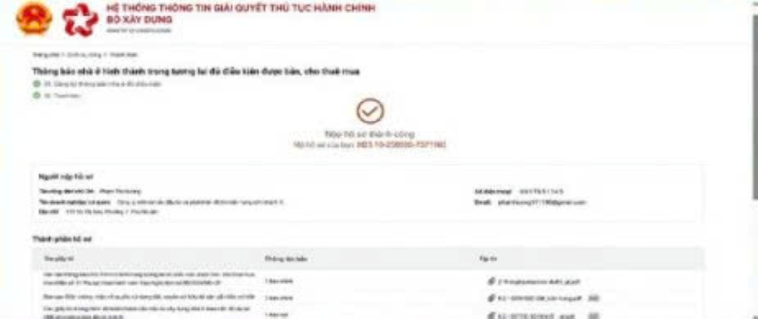Thông báo đủ điều kiện bán nhà ở hình thành trong tương lai của Solena Green Town